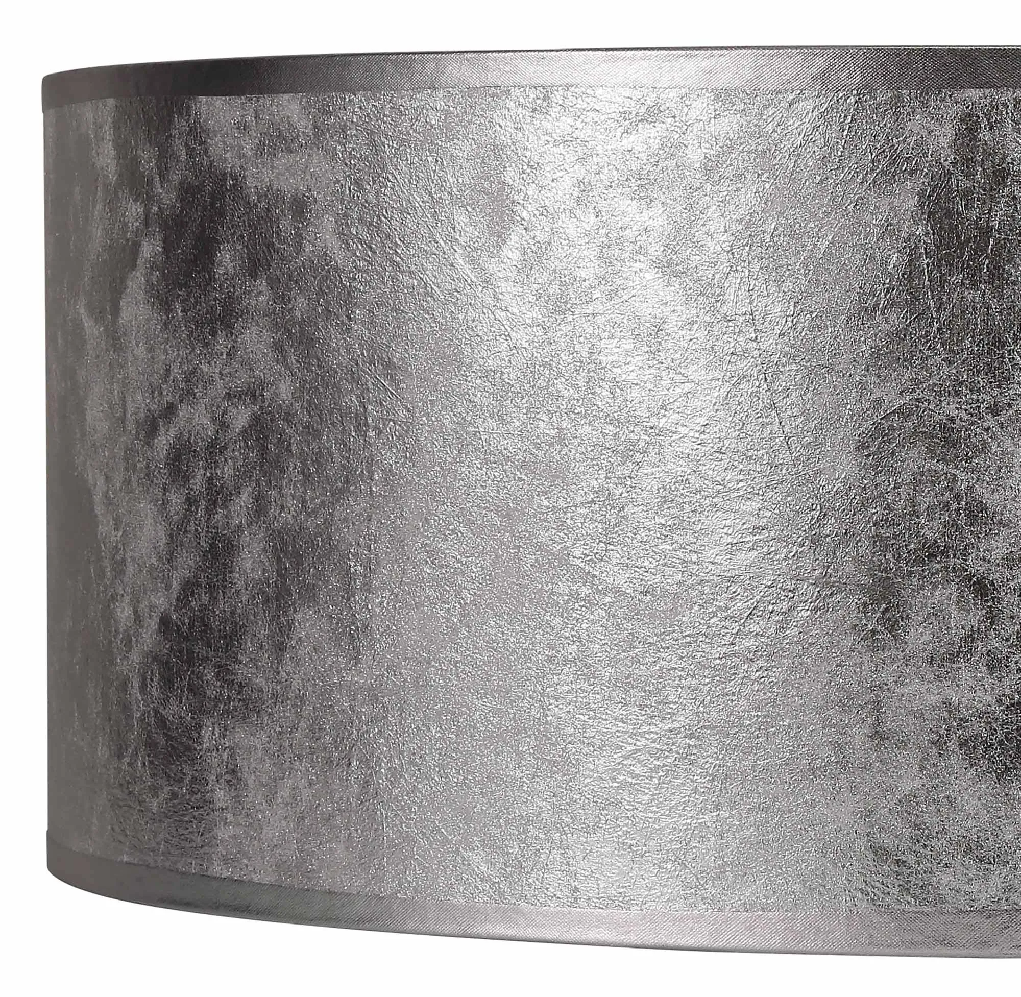 Baymont 50cm, Semi Flush 5 Light Polished Chrome, Silver Leaf, Frosted Diffuser DK0812  Deco Baymont CH SL